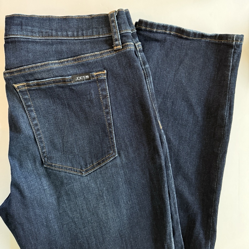 Joe's Jeans Mens 33 Classic Straight Leg Dark Wash Stretch Denim Blue 33x33